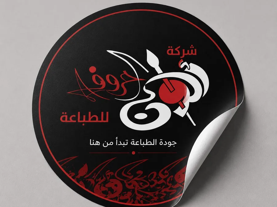 طباعة ملصقات واستيكرات